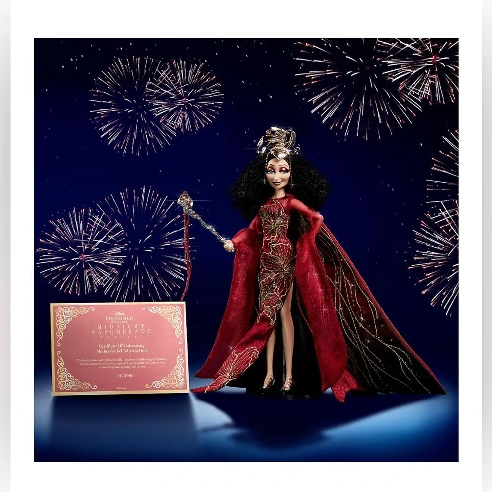 Disney Tangled Mother Gothel Limited Edition Designer Doll Masquerade,NWT